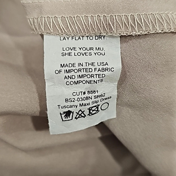 Show Me Your MuMu Tuscany Slip Maxi Dress in Show Me The Ring Luxe Sz M - Picture 9 of 10